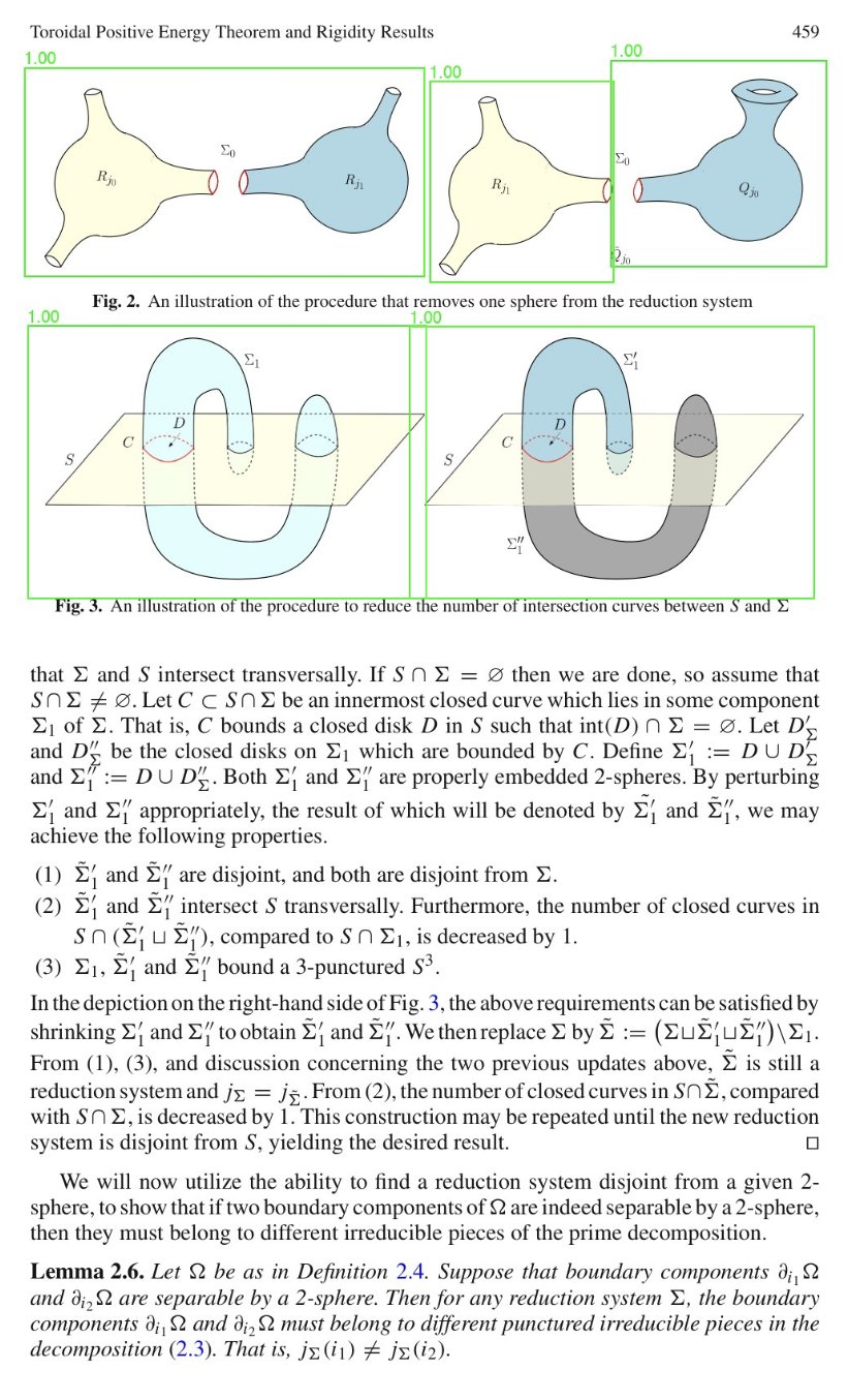 Diagram with DH4PMP detected bounding boxes